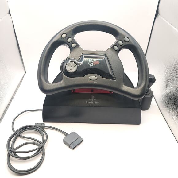 Mad Catz Sony Playstation Racing Analog Racing Wheel Controller - Picture 2 of 11